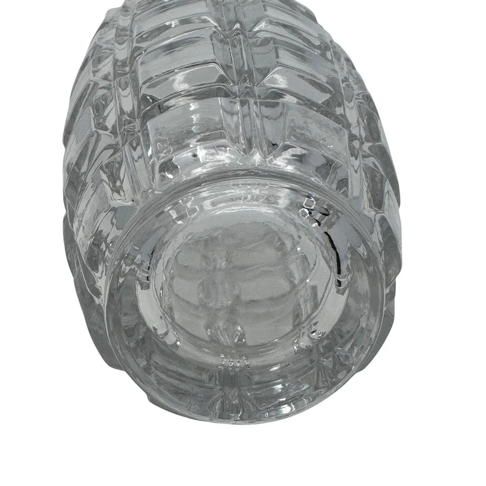 Towle Lead Crystal Vase West Germany 24% Cut Glass‎ Heavy 9